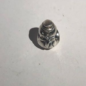 retired pandora snowman charm